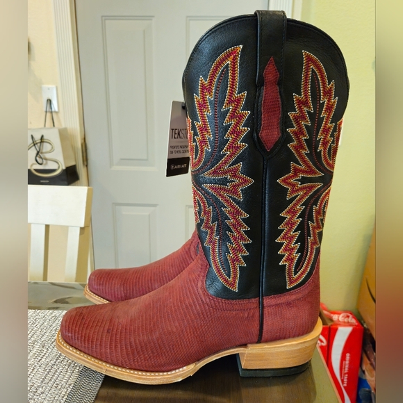 Ariat Futurity Relentless Gold Rush Exotic Lizard Western Boot Men's Size 10 D - Picture 1 of 12